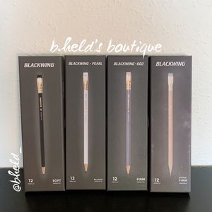 Blackwing Legacy Pencils Matte Pearl 602 Natural - Set of 48 w/4 Boxes Brand New